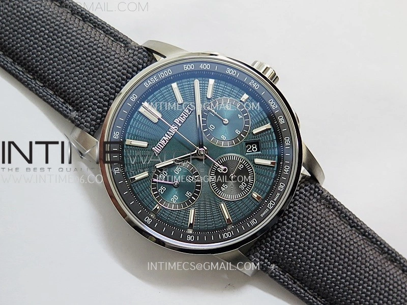 Code 11.59 Chrono 26393 SS OMF Best Edition Blue Dial on Blue Nylon Strap A4401